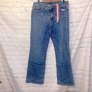 A.N.A. Straight Leg Blue Jeans Size 16 Brand New